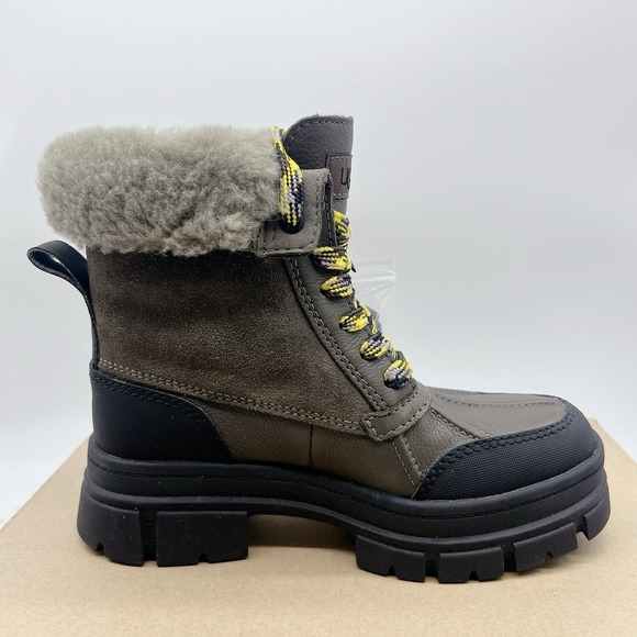 Ugg Ashton Addie Slate Platform Waterproof Combat Boots Women's US 5.5 NEW - Picture 10 of 14